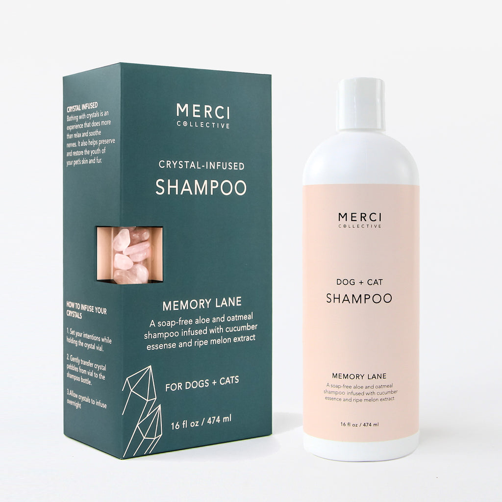 Shampoo | Healing Crystal rose quartz  Infused | Cat & Dog | Merci Collective
